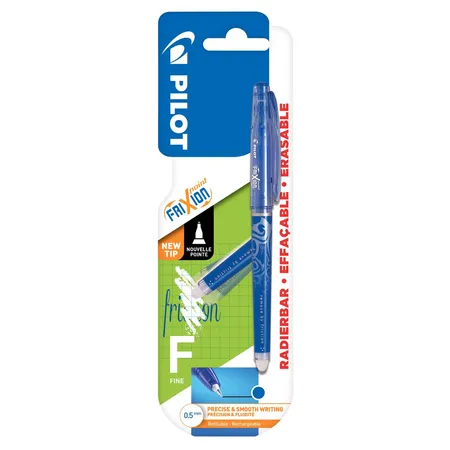 Pilot Tintenroller FriXion Point 0.5 (F) Blau Blister