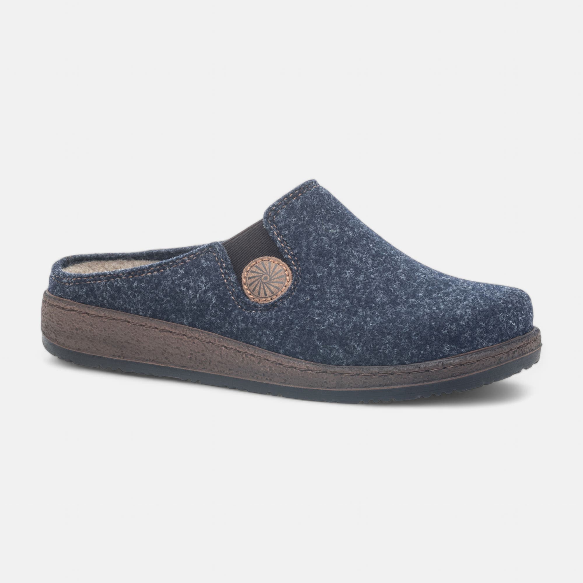 Pantoufles mules Femme bleu marine