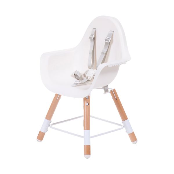 Childhome Evolu 2-in-1 Kinderstoel Naturel / Wit