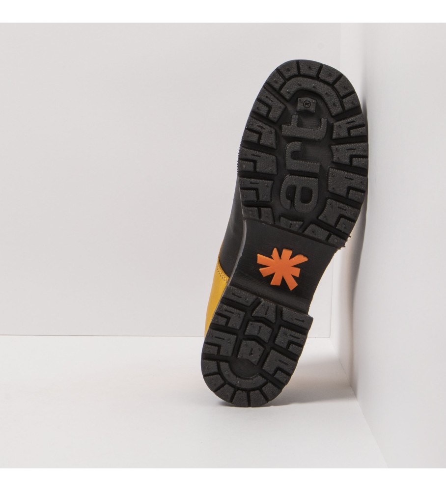 Sapatos de plataforma Art 182 amarelos - Altura da plataforma: 6 cm -