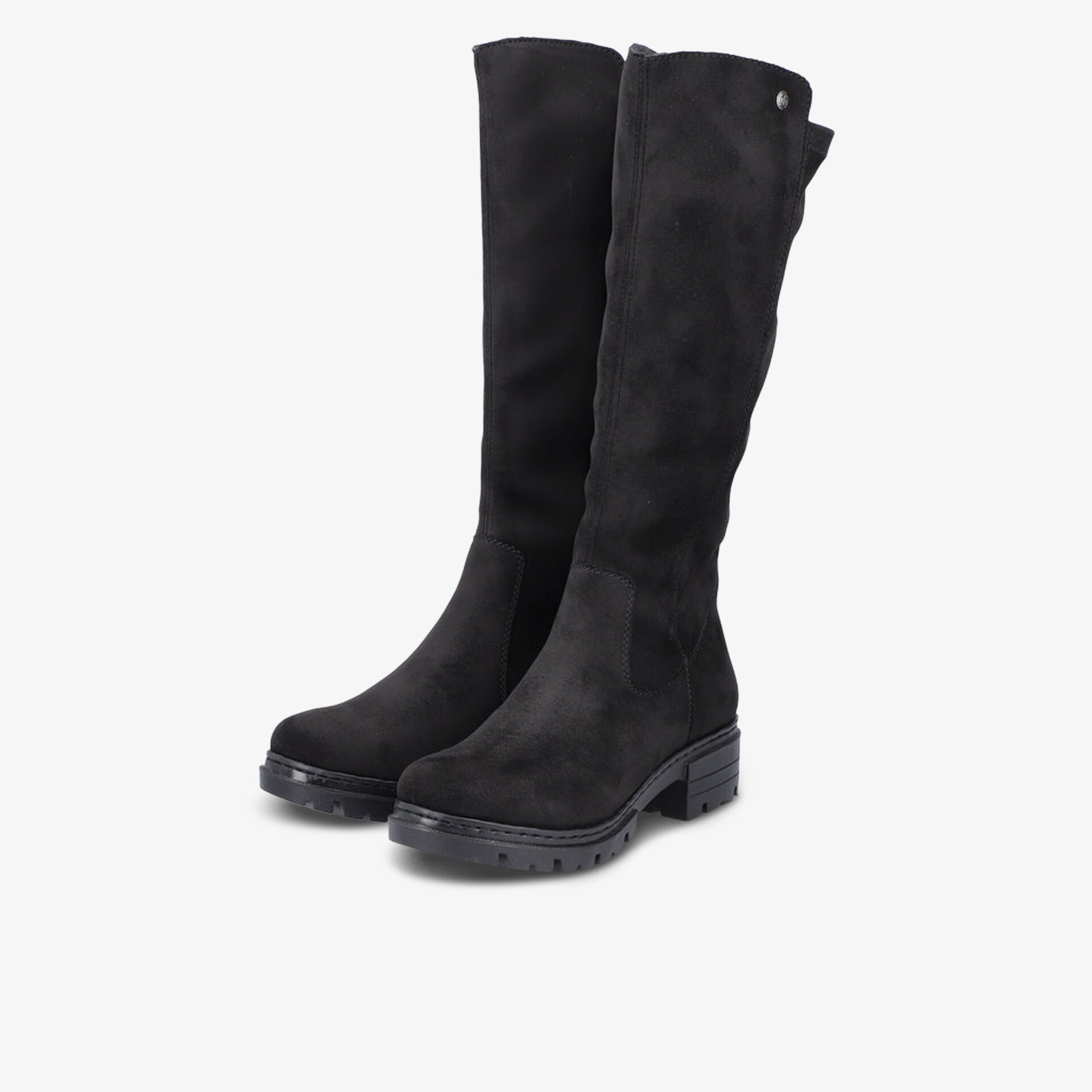 rieker Damen klassische Stiefel schwarz
