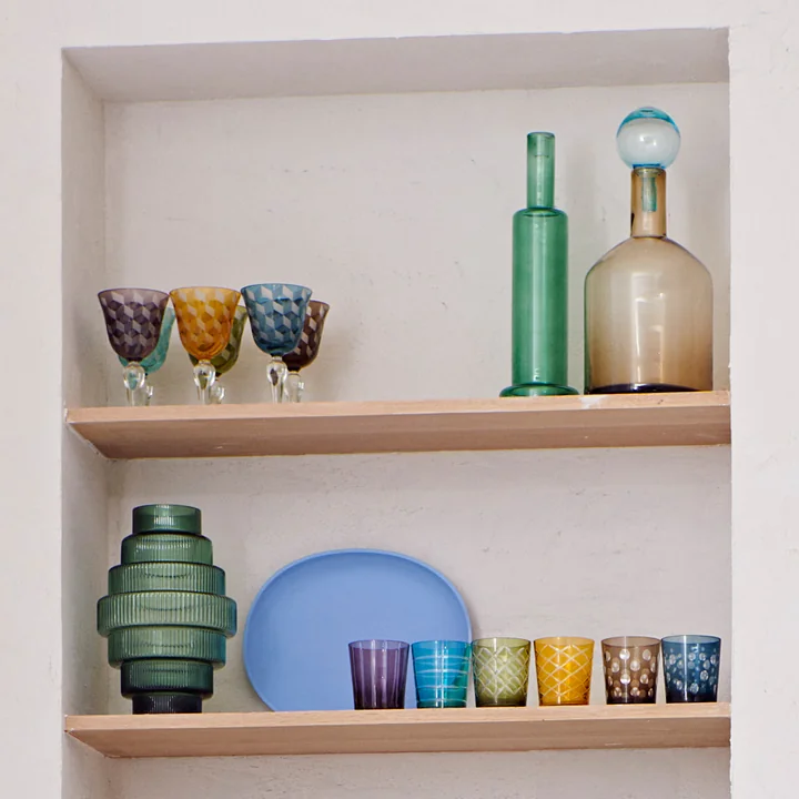 Pols Potten - Steps Vase S, dunkles lila