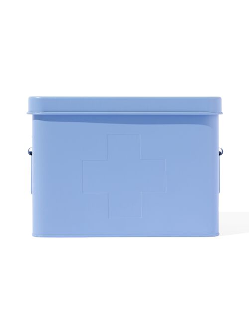 boîte à pharmacie 14,5x23x16 bleu frais