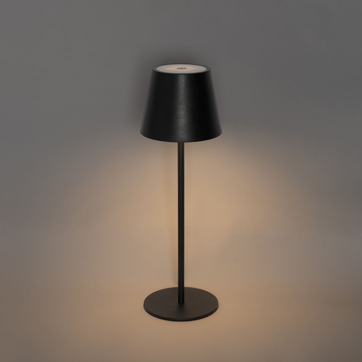 Tafellamp zwart incl. LED dimbaar en oplaadbaar IP54 - Murdock