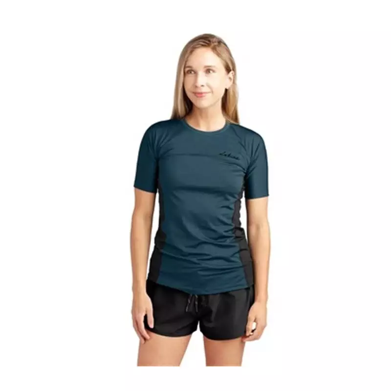 Lycra femme DAKINE HD Snug Fit S/S Crew Galactic Blue