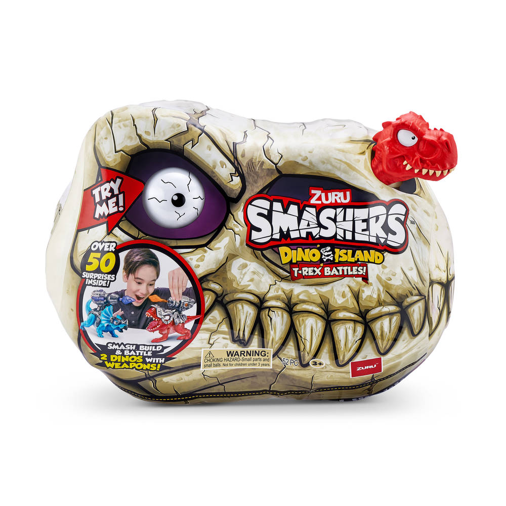 Smashers Dino Island T-Rex dinokop