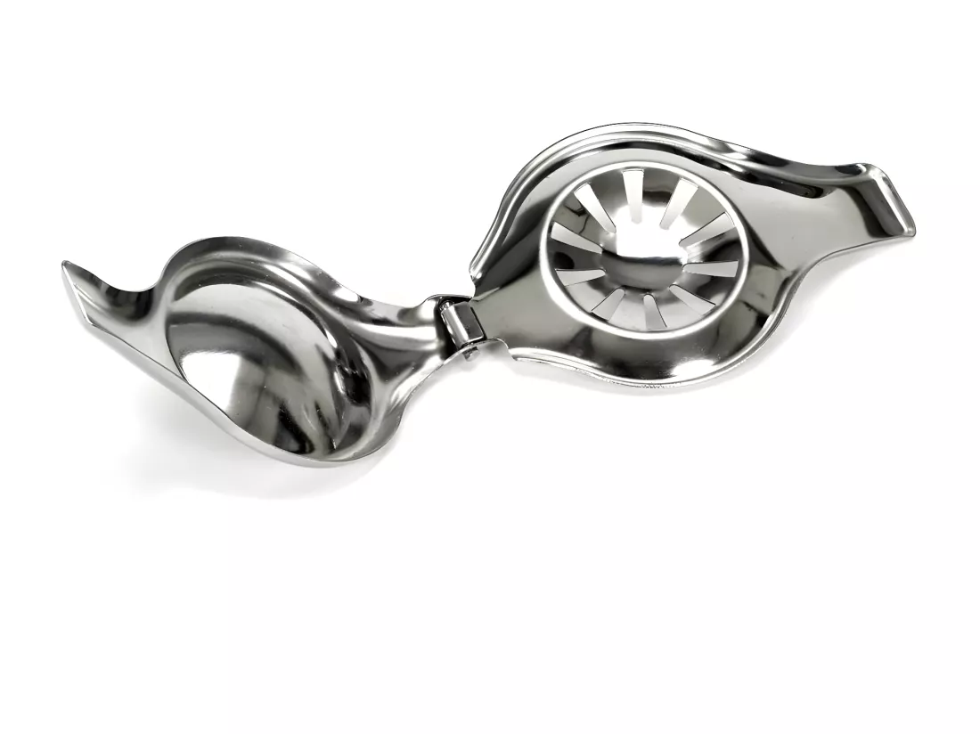 Presse citron en inox 12 cm