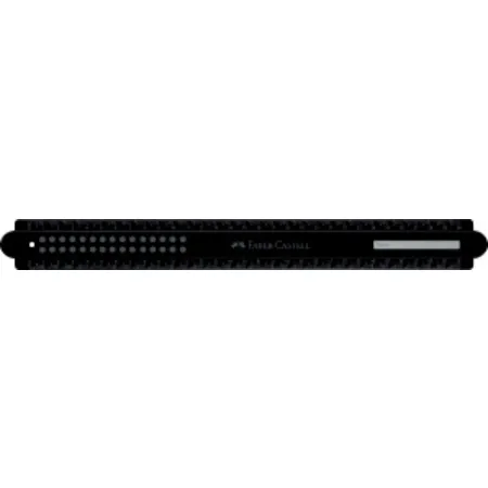 Faber-Castell Lineal 30 cm Dots bruchsicher, 1 Stück, 2-fach sortiert
