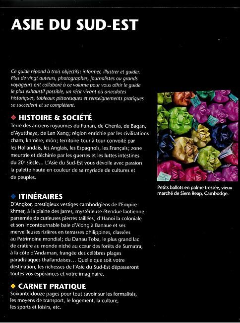 GALLIMARD - ASIE DU SUD EST BIBLIOTHEQUE DU VOYAGEUR