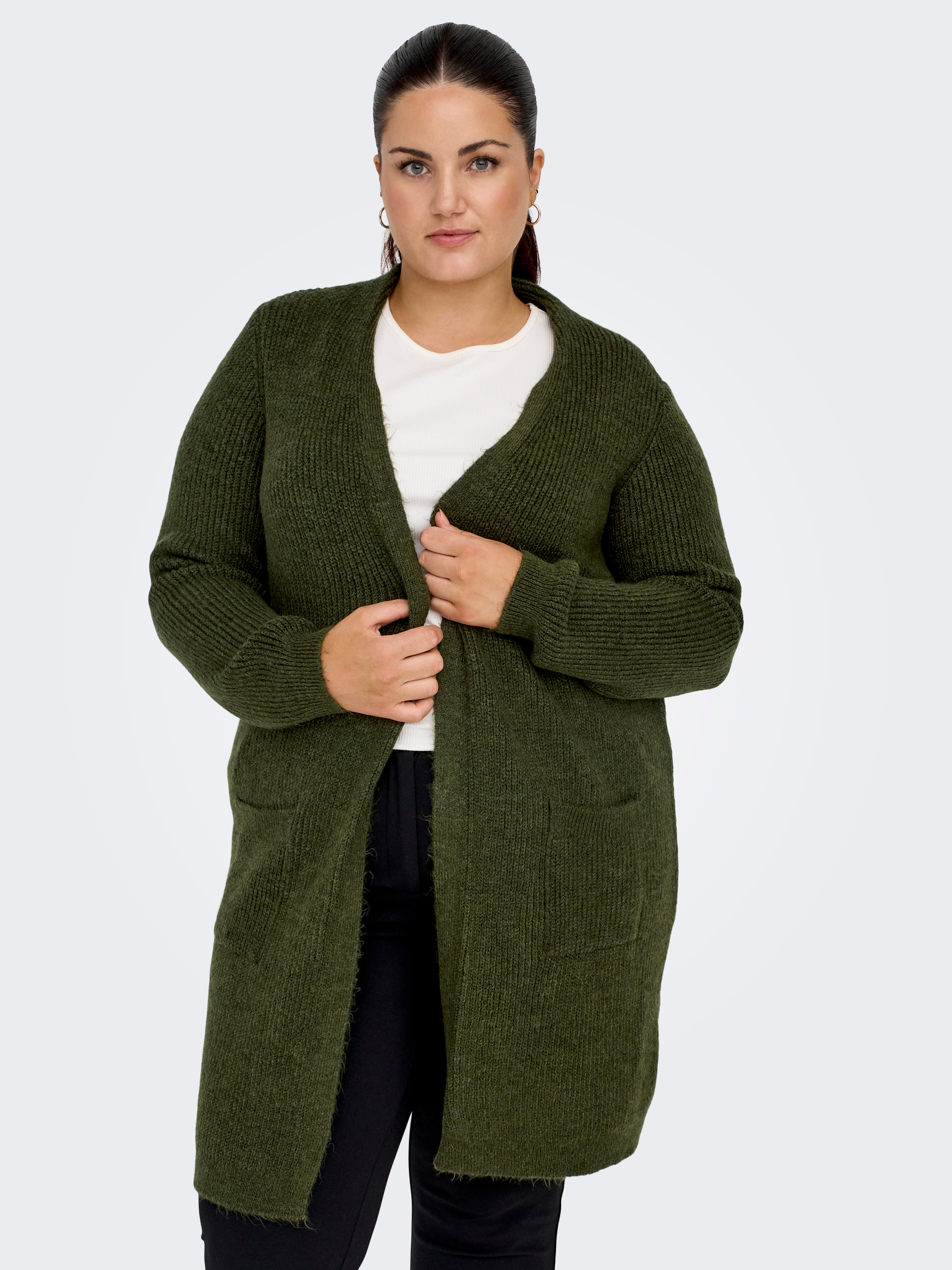CARJADE Strickjacke Khaki