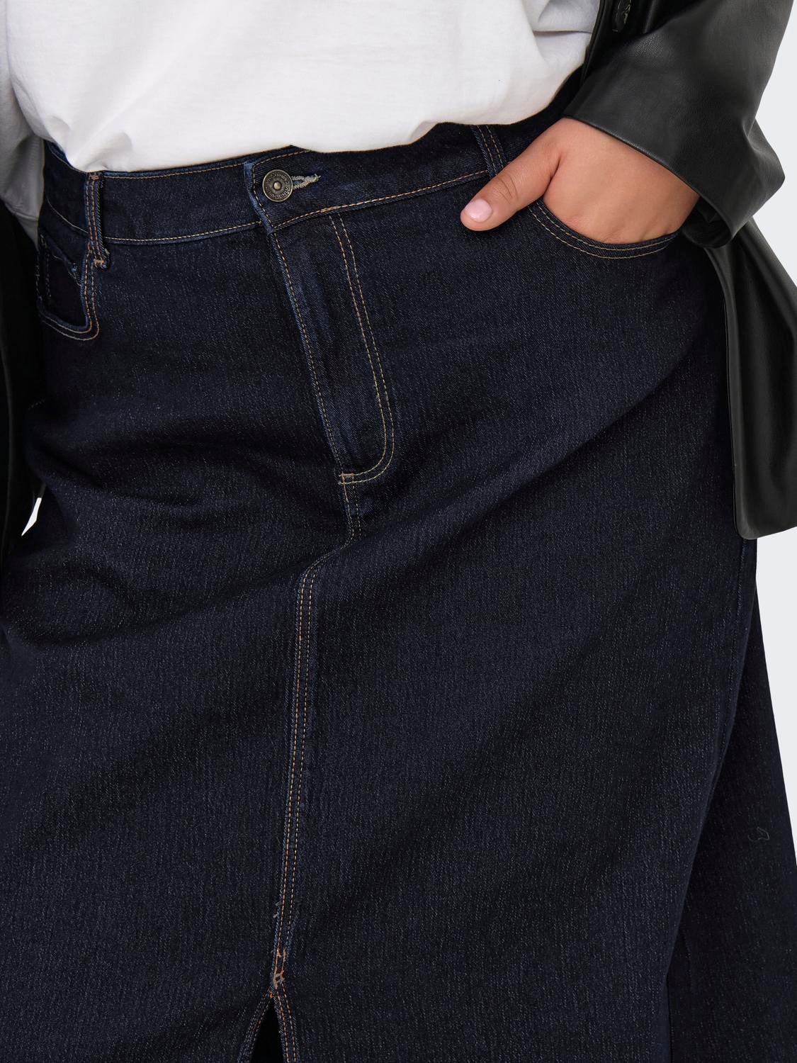 CARVERA Jeansrock Dark Blue Denim