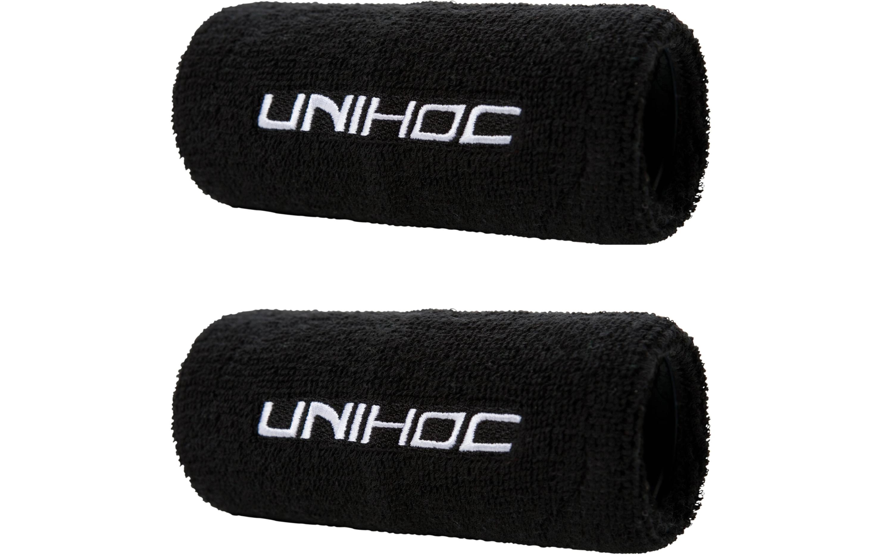 Schweissband Wristband Unihoc Classic SchwarzKlassisches elastisches Schweissband