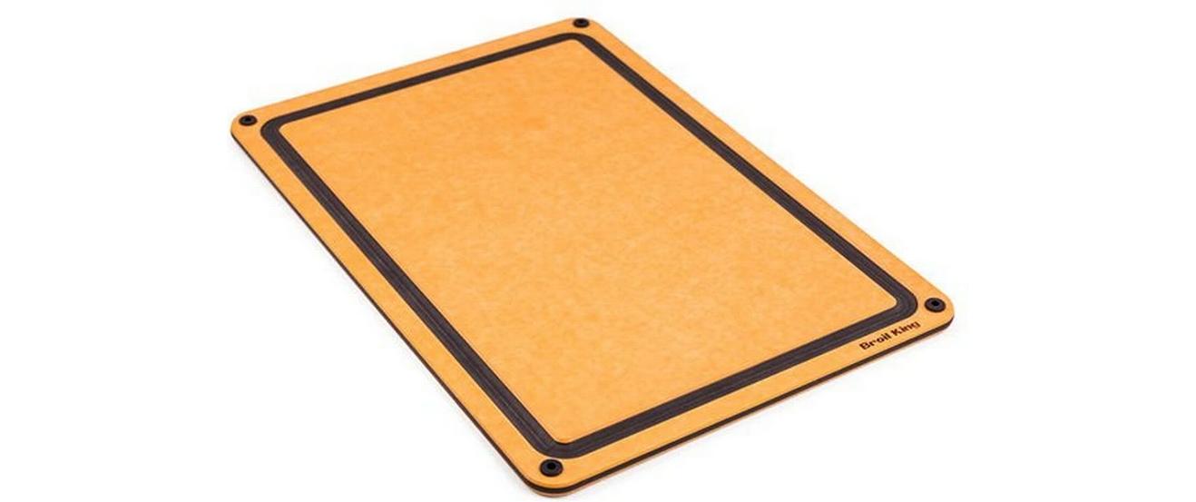 Schneidebrett 31 x 44.5 cmElegantes Küchen-Schneidebrett aus hochwertigem Holz in Schwarz und Braun