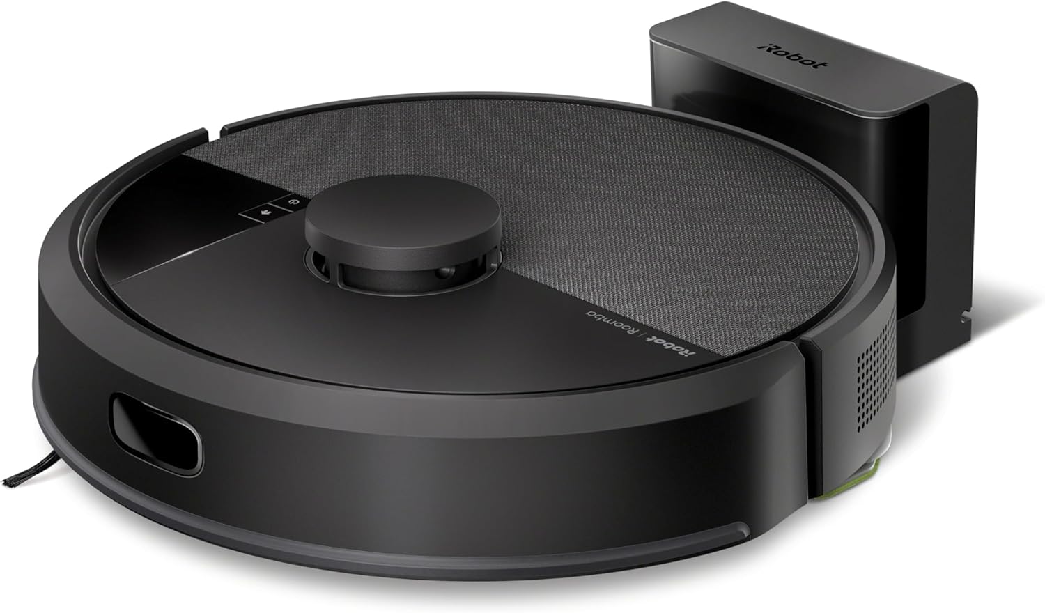 iRobot Roomba 105 Combo - Saugen + Wischen - Clearview LiDAR - 7000Pa - 120 mins - SmartScrub - Umfährt Hinderniss - Reinigungszonen - Aufladen und Fortfahren - App - Schwarz