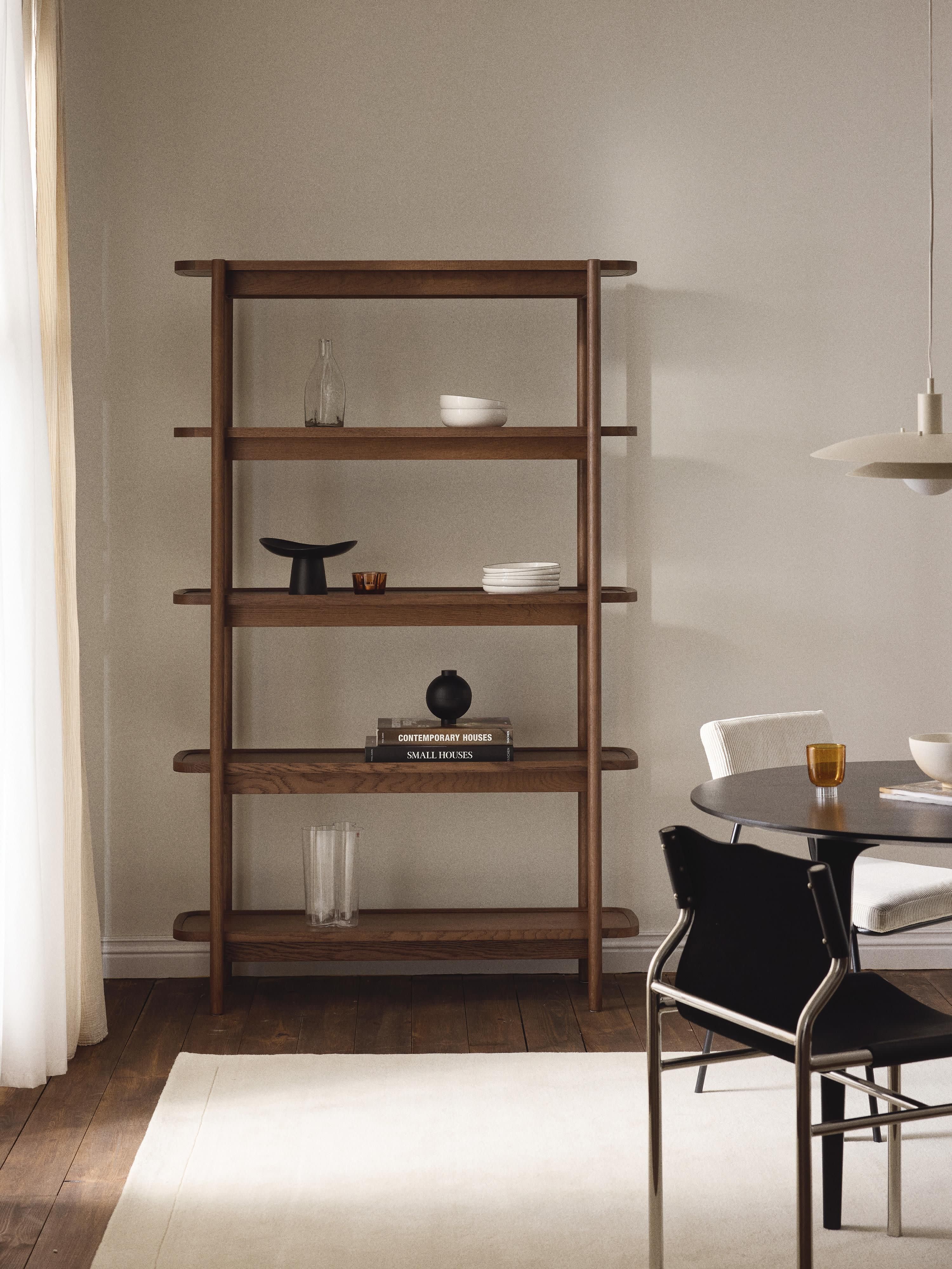 Hoge houten wandkast Libby