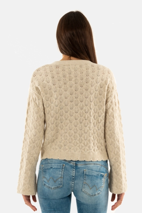 Gilets cardigans only liana pumice stone mel/white pearls