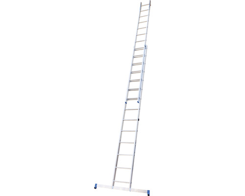 WERNER Aluminium schuifladder, 2-delig, 2 x 14 sporten, werkhoogte 7,45 m