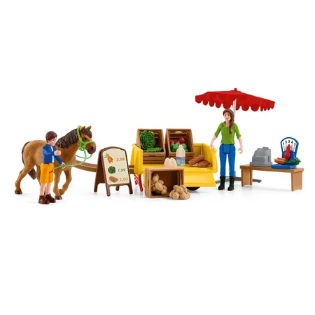 Schleich® 42528 Farm World - Mobiler Farm Stand