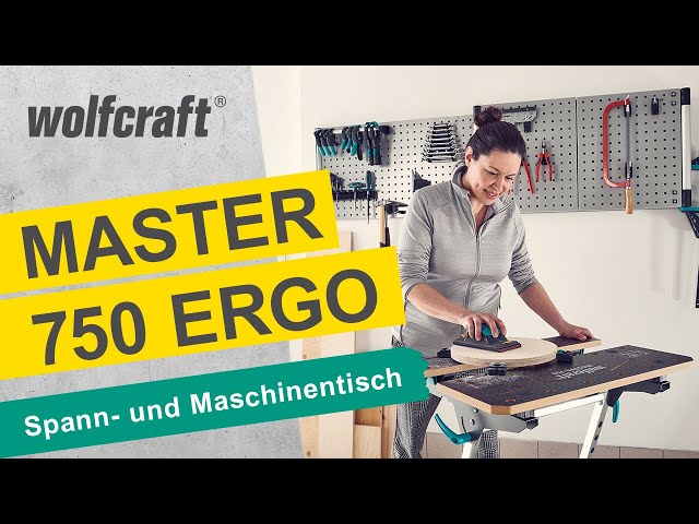 Wolfcraft Master 750 ERGO Workmate - 125kg