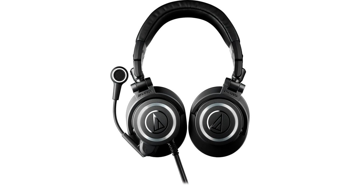 Audio-TechnicaATH-M50xSTS StreamSet - Digital over-ear headset  (Zwart, Pc)