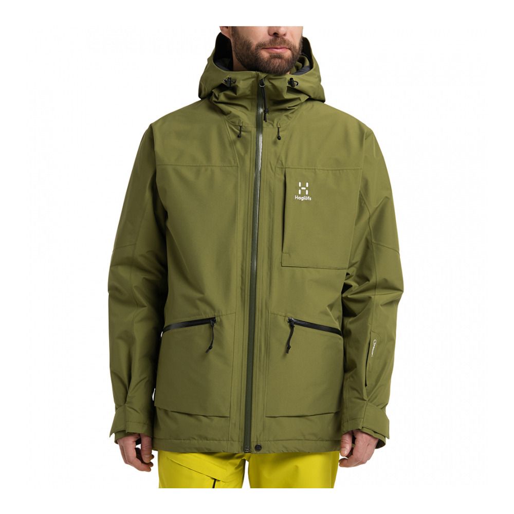 Haglöfs LUMI INSULATED - Veste ski Homme olive green
