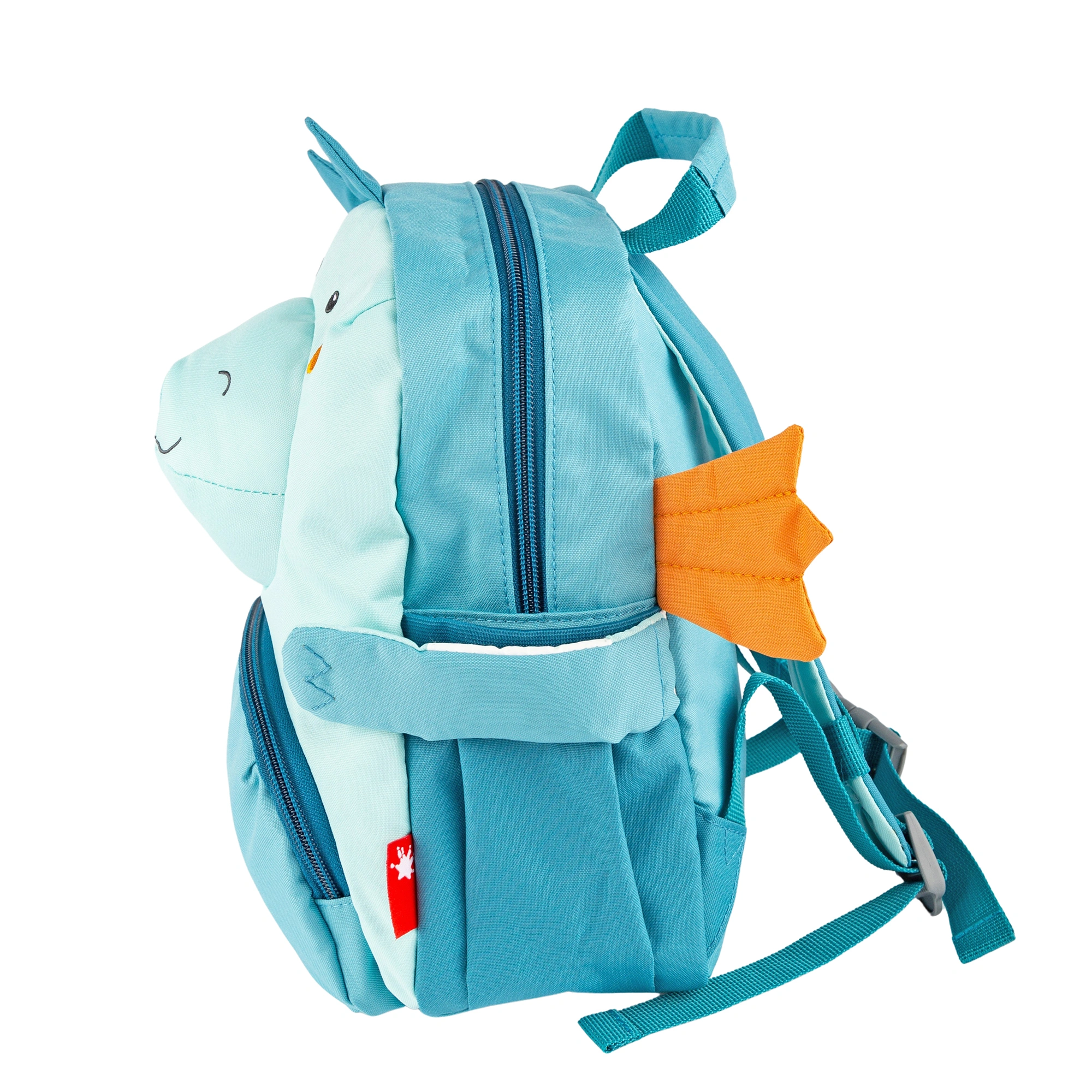 Kinder-Rucksack DRACHE (29x26x13cm) in türkis