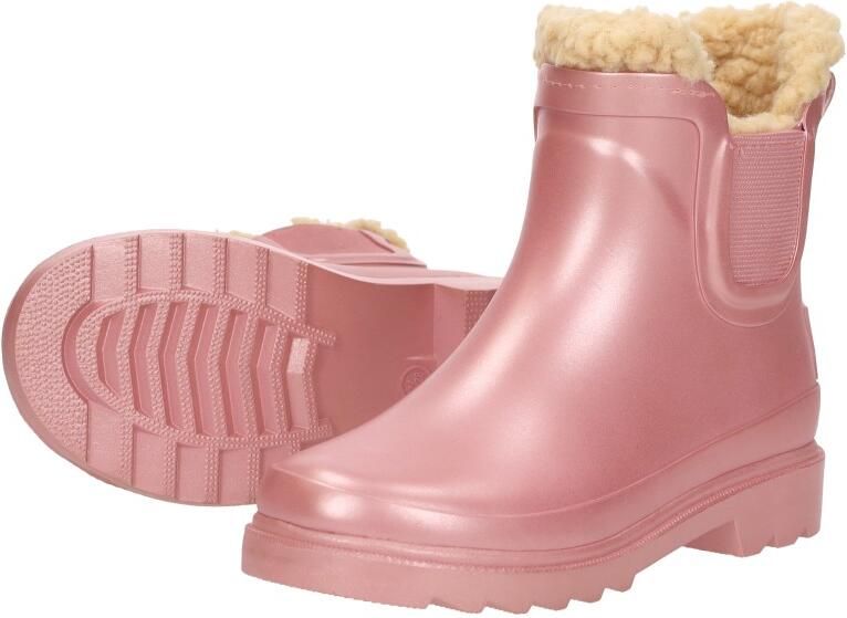 KEQ Chelsea Rainboots Fur Kinderlaarzen Roze