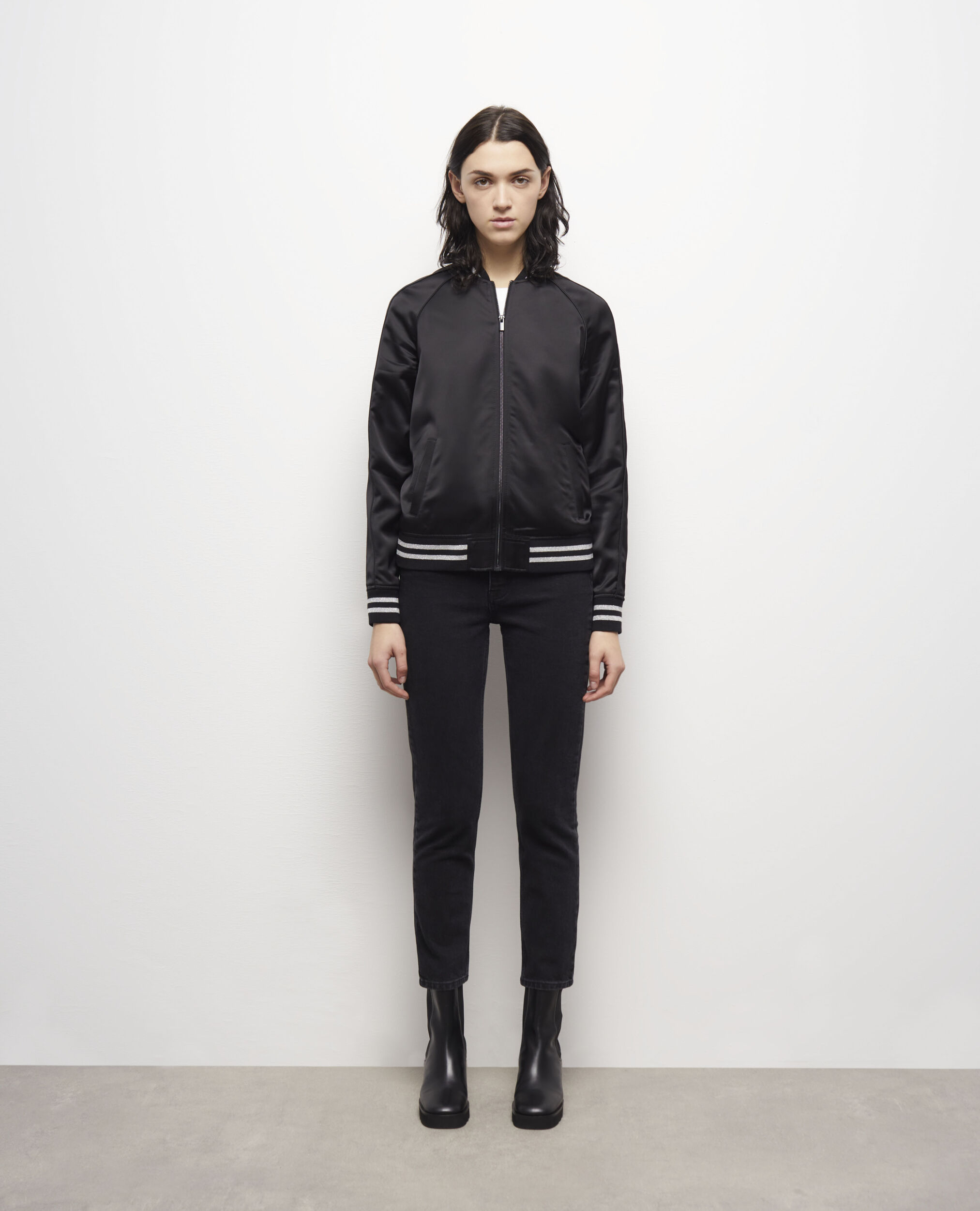 Sweat zippé noir