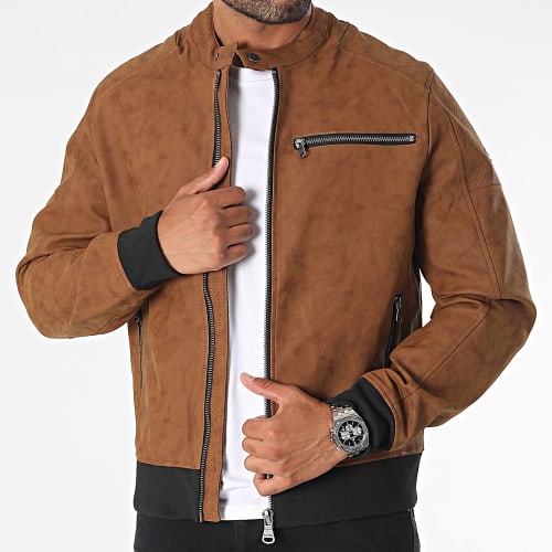 Veste Biker Virak Camel