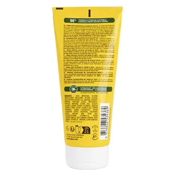 Creme Corporal Nutritivo HEI POA com Óleo de Monoi do Taiti AO 200ml
