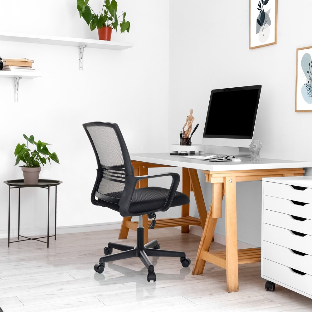 Home Office Bürostuhl STAR-TEC YU I Netzstoff mit Armlehnen MyBuero