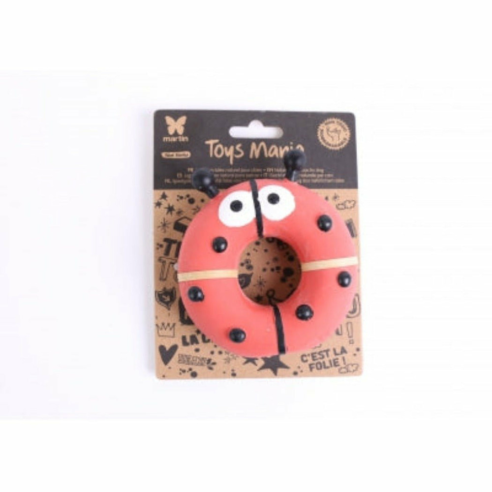Donuts coccinelle pour chiens en latex naturel