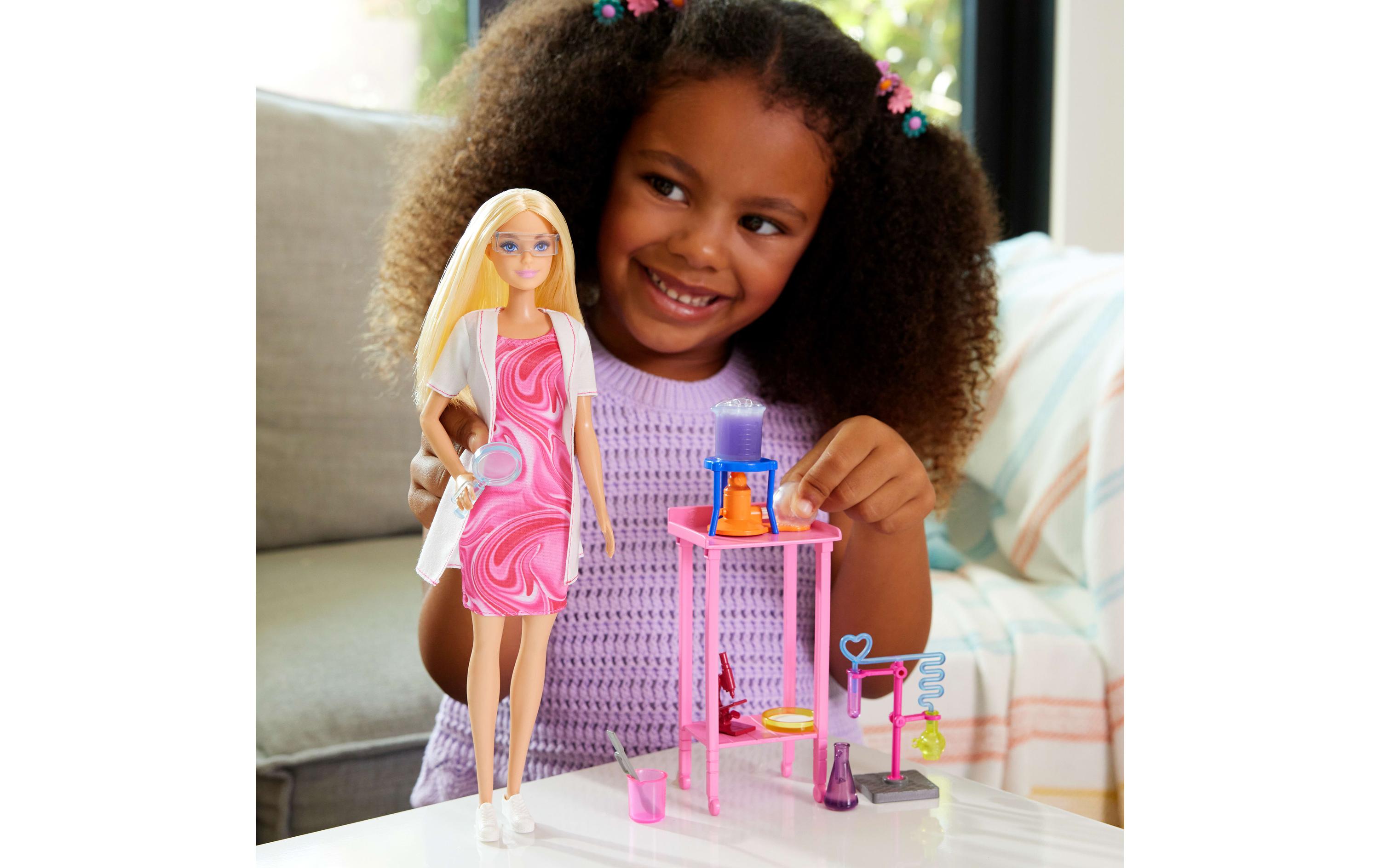 Puppe Deluxe WissenschaftlerinBarbie-Puppe aus der Karrieren-Reihe