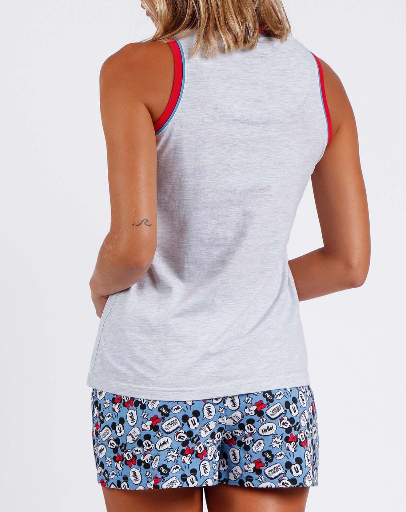 28 Pyjama T-Shirt & Short jasper gris