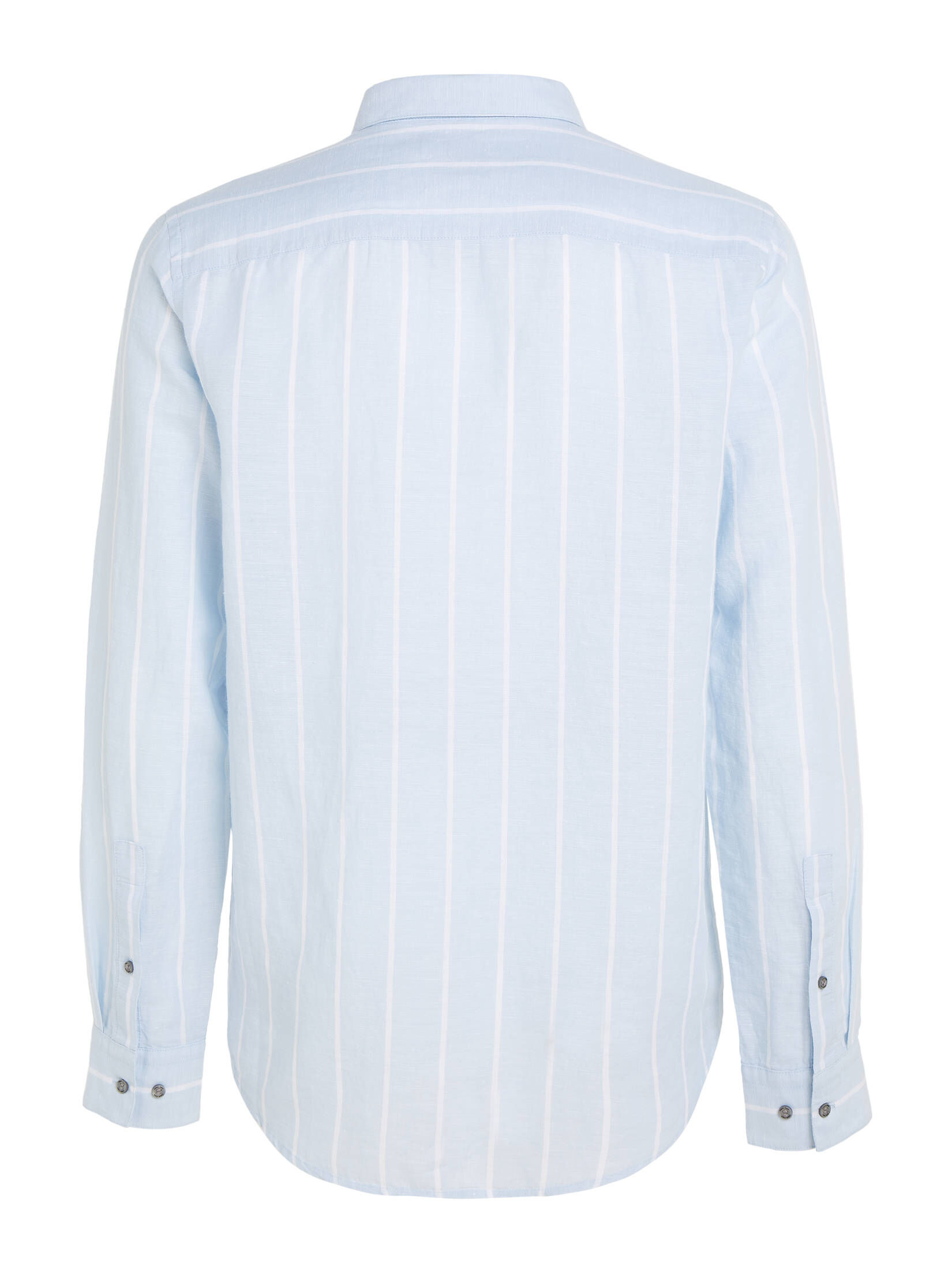 CALVIN KLEIN| Herren Freizeithemd Langarm mit Leinen