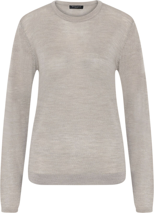 Bruuns Bazaar CharleneBBRound Neck knit Sand melange
