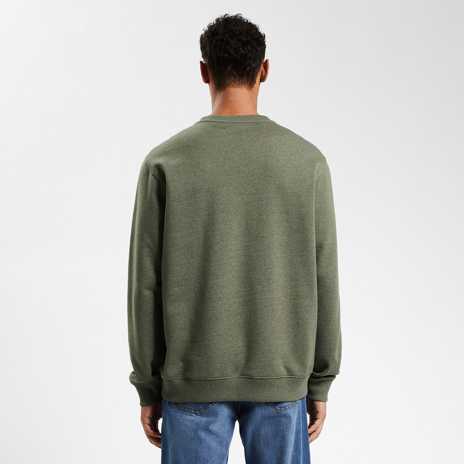 Sweat à col rond 100 % recyclé Vert clair