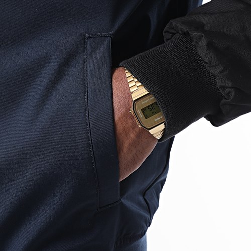 Veste Zippée Capuche Dulcey Noir Bleu Marine