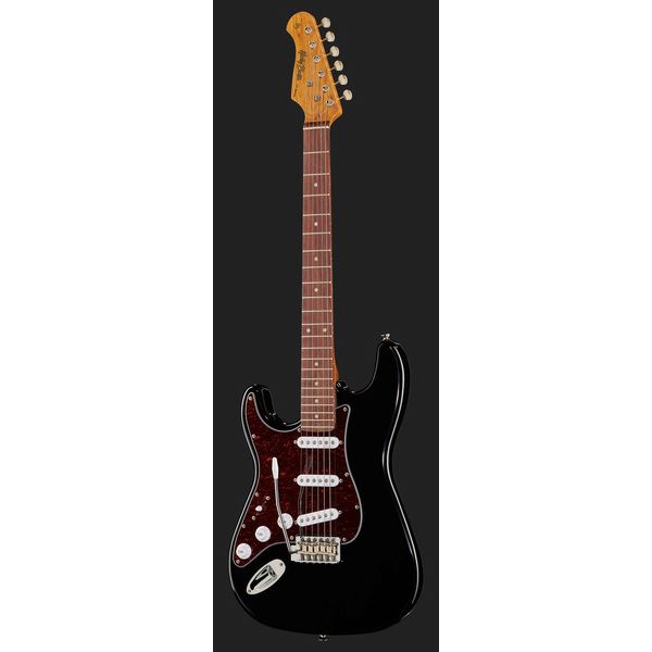 Harley Benton ST-62LH BK Vintage Seri Bundle