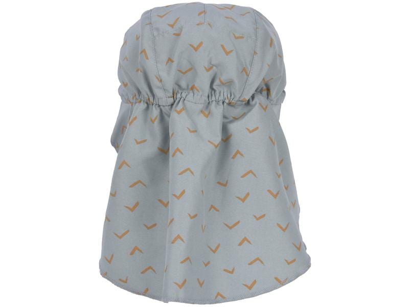 Lässig Sonnenhut Flap Jags – Light Blue Gr. 43-45 cm Mit extra langem Nackenschutz und feuchtigkeitsregulierendem Futter