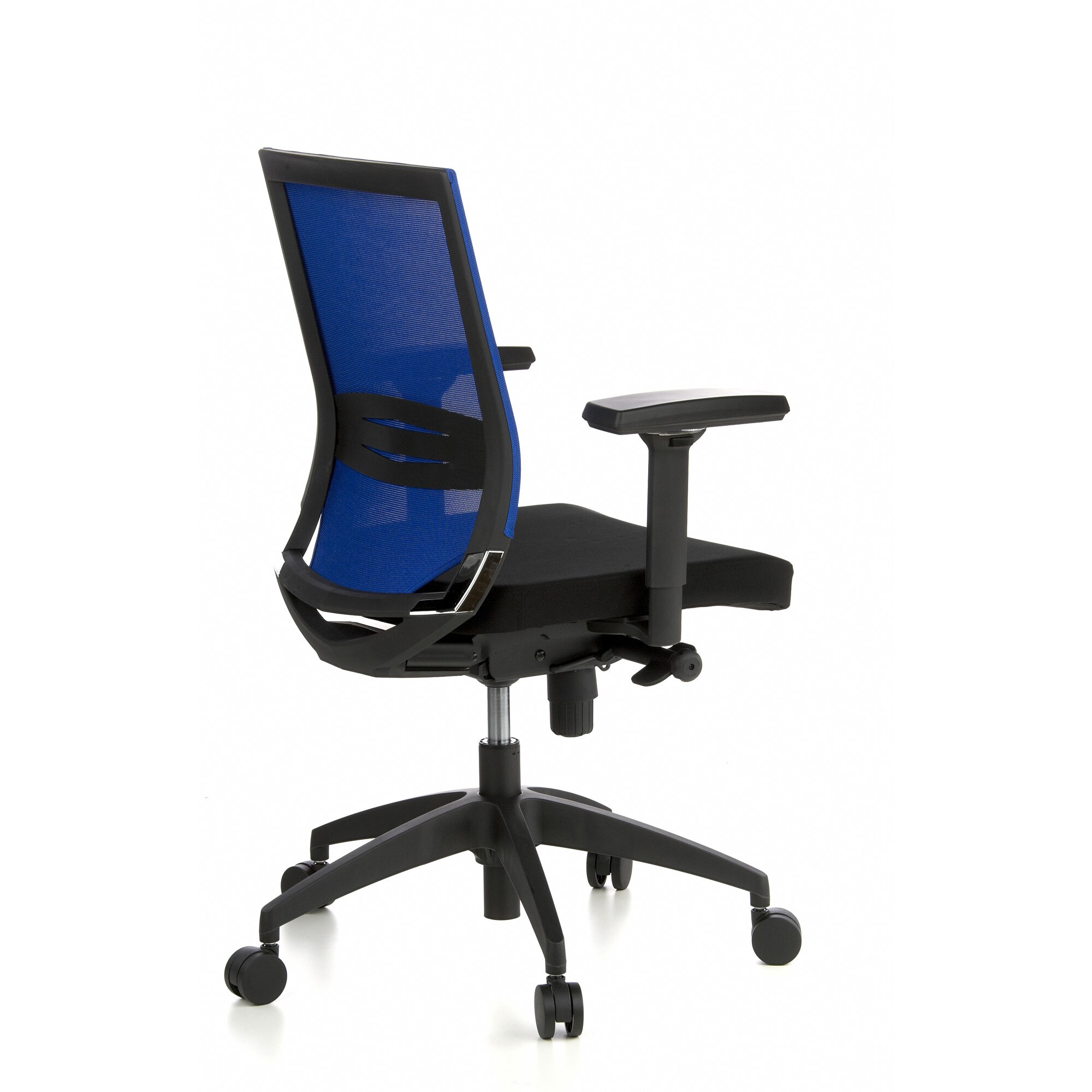 Profi Bürostuhl PORTO BASE Stoff/Netzstoff mit Armlehnen (höhenverstellbar) hjh OFFICE