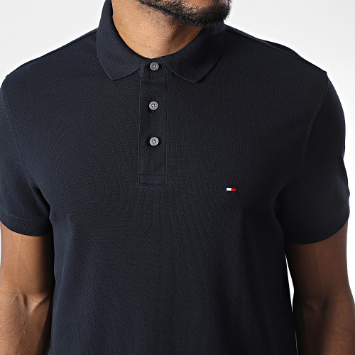 Polo Manches Courtes Slim 7771 Bleu Marine