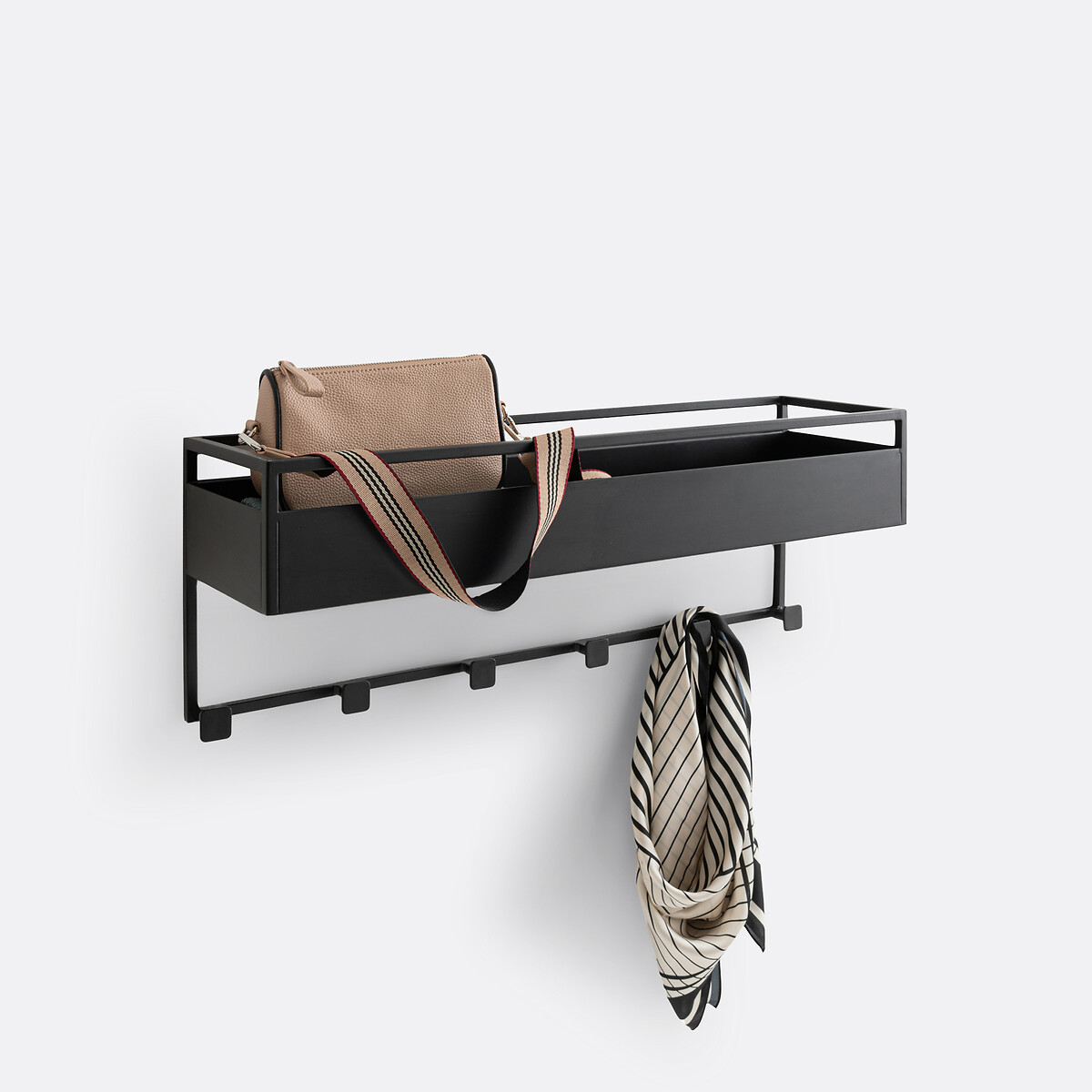 LA REDOUTE INTERIEURS<br>Rack de aço com 6 ganchos, Miva