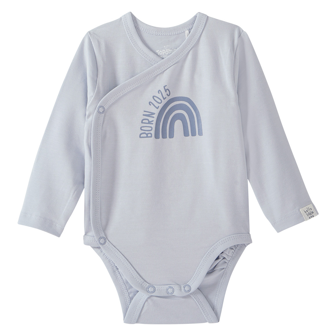Topomini Pure Collection Newborn Wickelbody Born 2025 hellblau