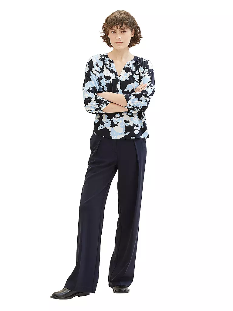 TOM TAILOR Bluse blau