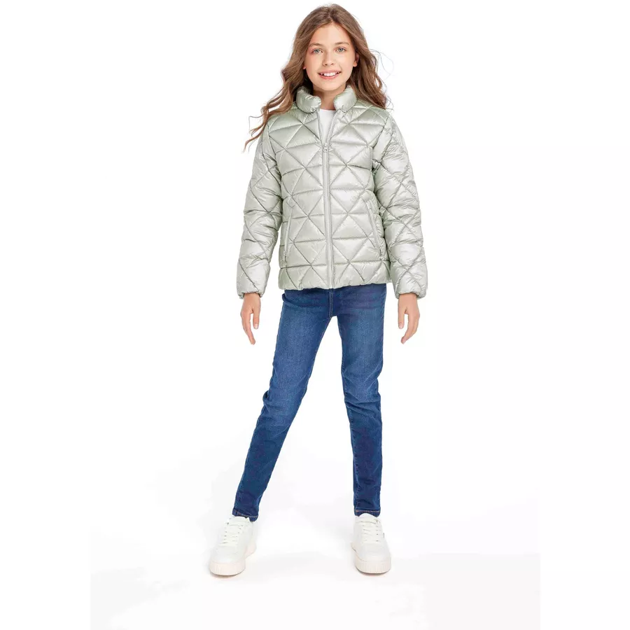 MINOTI Steppjacke mit Kapuze Silber