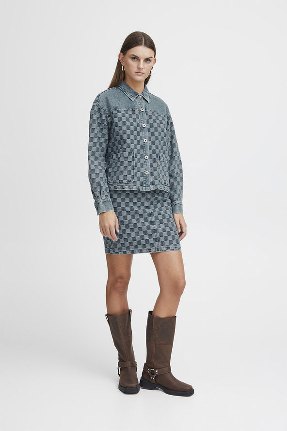 ICHI IHCHEKIE SK Washed blue, denim