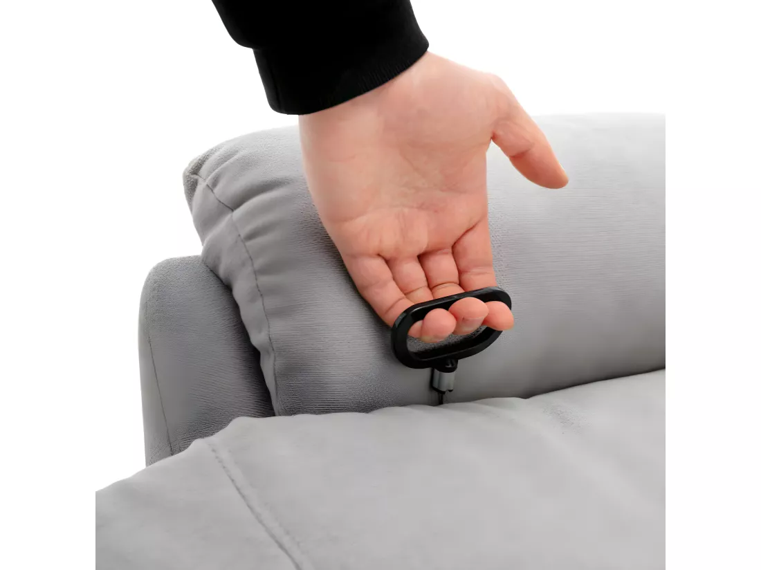 Fauteuil Relaxant avec Repose-Pieds, Pochette Latérale pour Salon