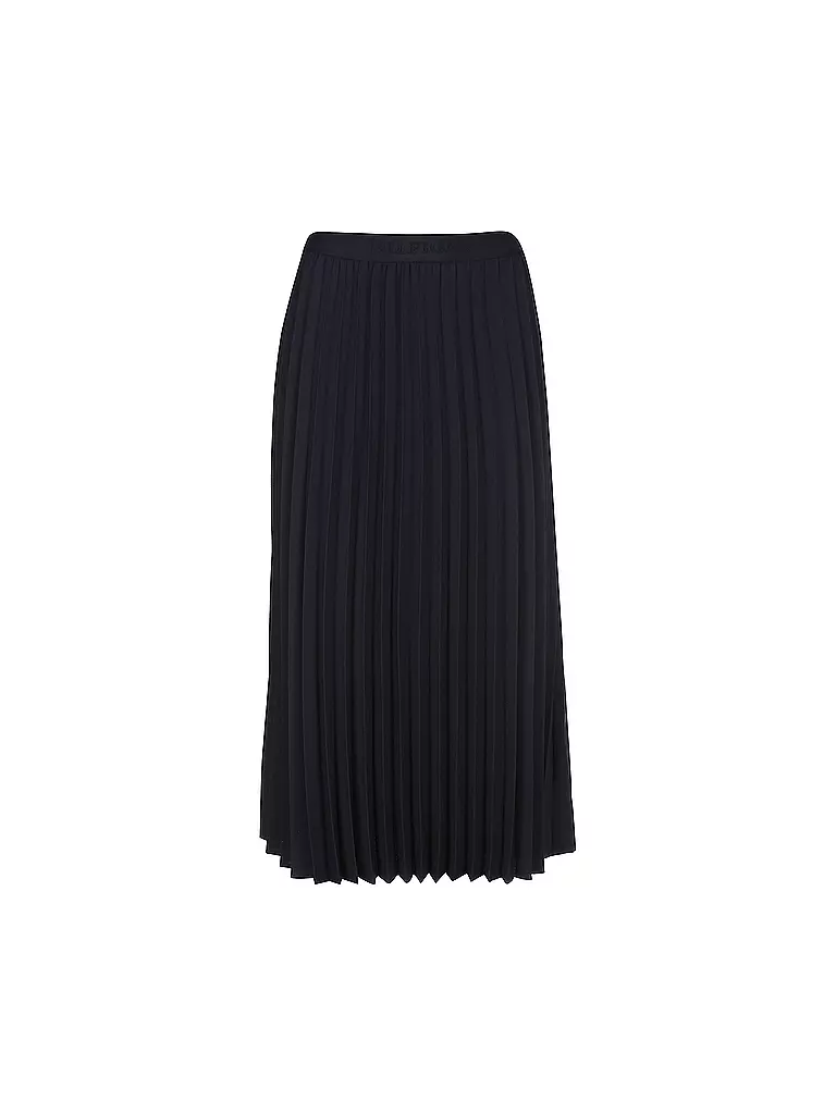 TOMMY HILFIGER Plisseerock  dunkelblau