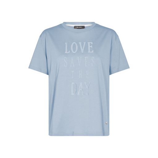 Mos Mosh Asa T-shirt, Cashmere Blue, XS